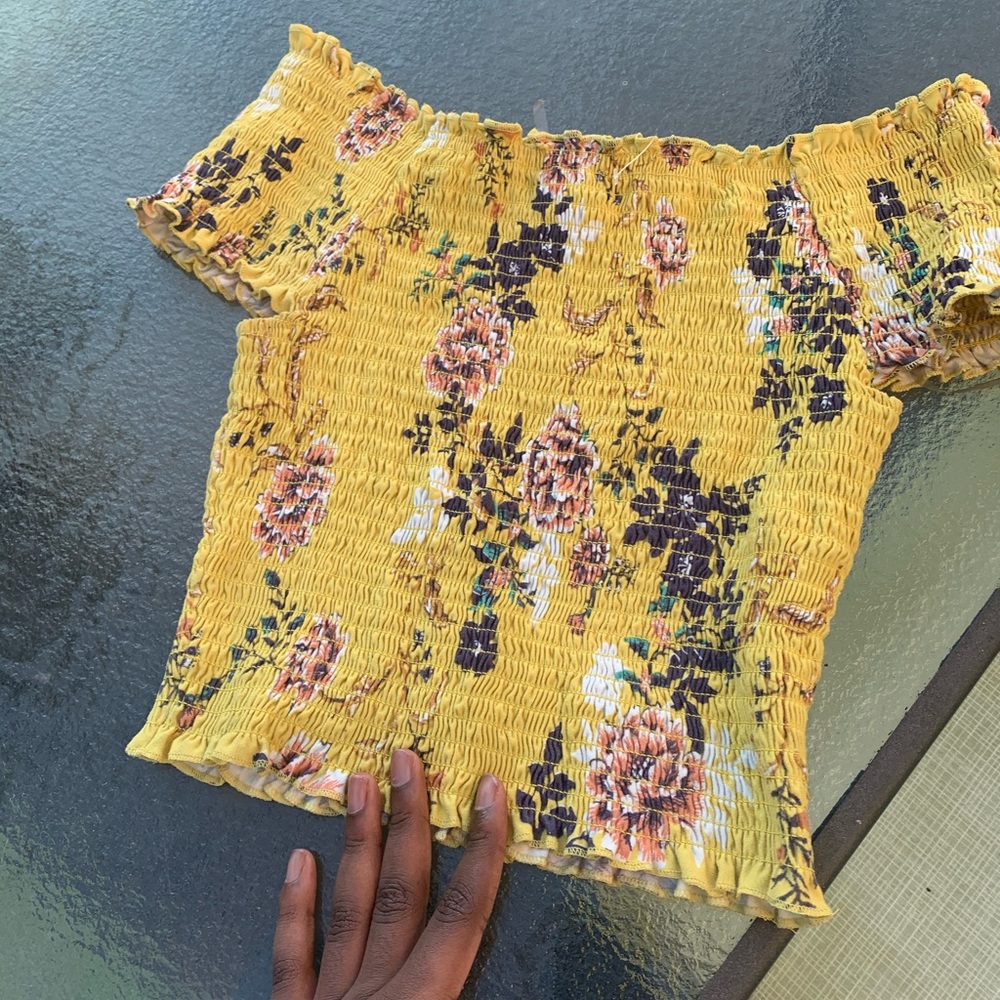 Yellow Forever 21 shirt